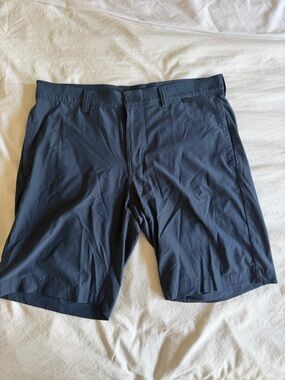 Travis Mathew Dark Blue Hybrid Performance Shorts 7” Inseam